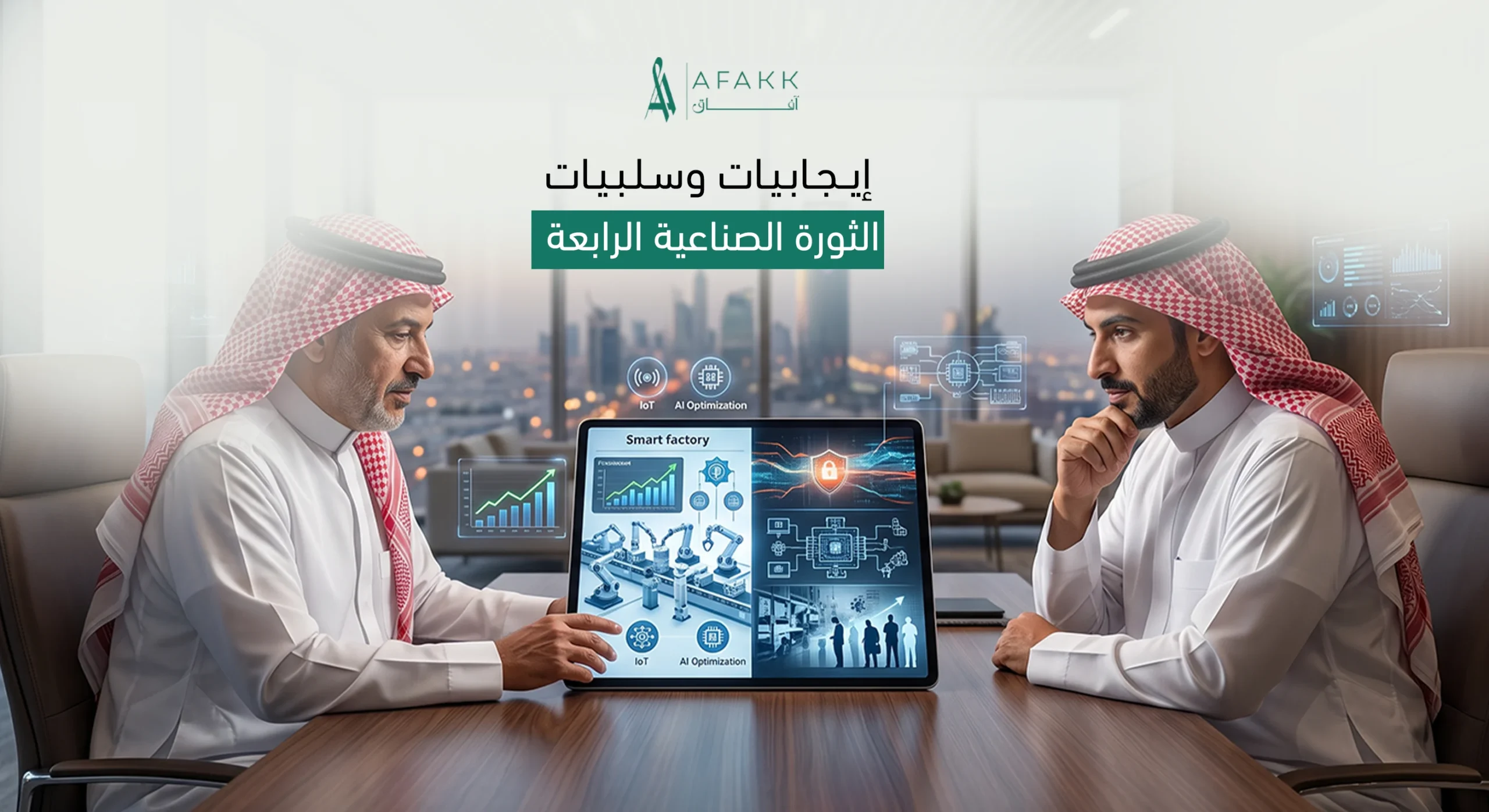 الثورة الصناعية الرابعة واستشارات دراسة الجدوى من شركة آفاق بالسعودية