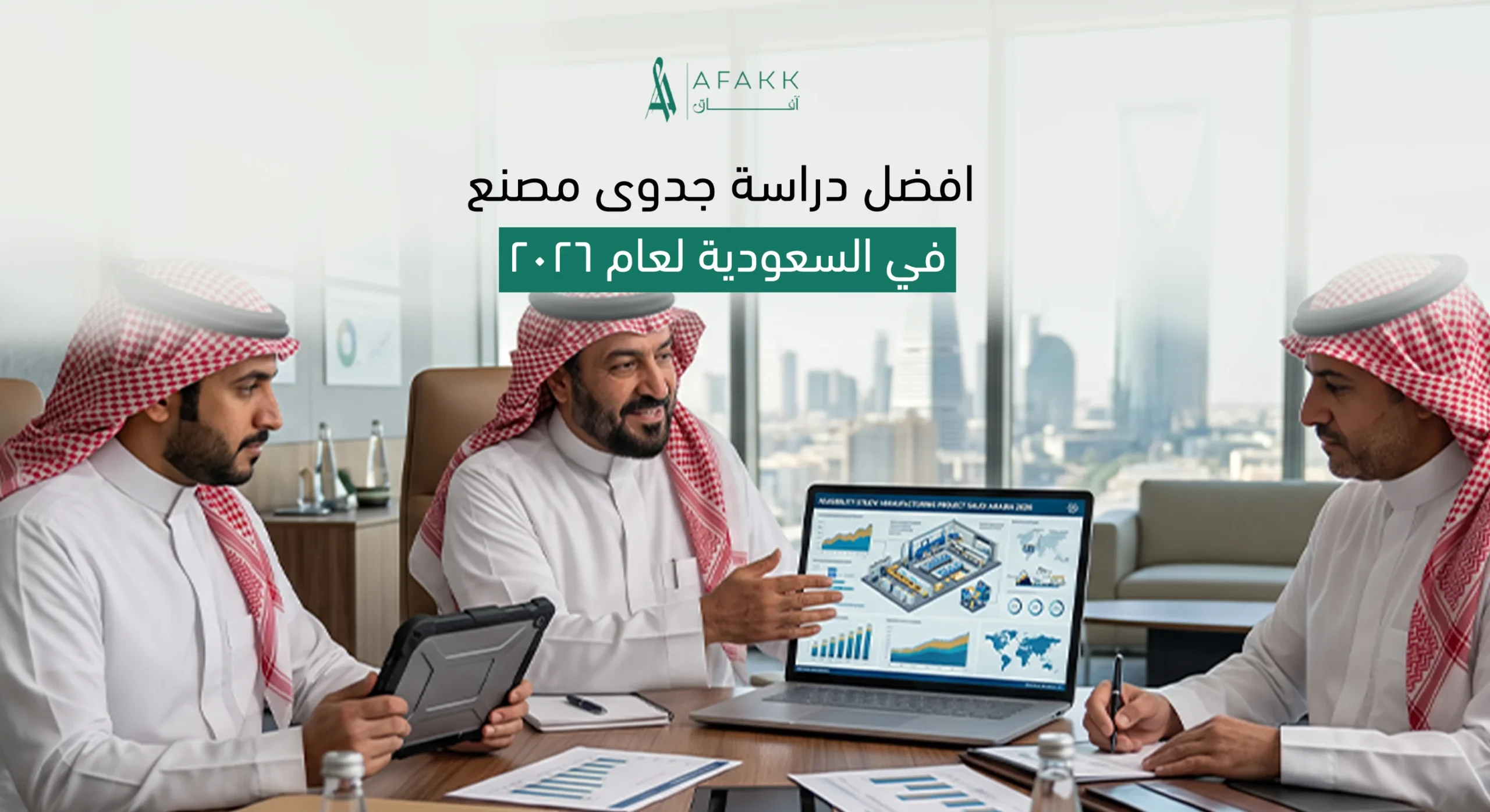 دراسة جدوى مصنع في السعودية لعام 2026 معتمدة من آفاق